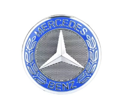 Mercedes-Benz Wheel Centre Caps — Blue Star
