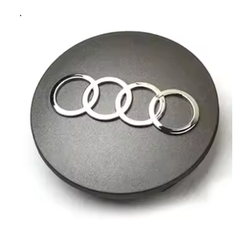 Audi Alloy Wheel Centre Caps — Grey