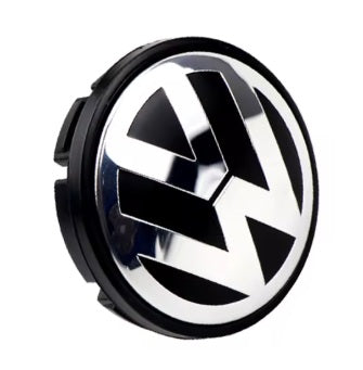 Volkswagen Alloy Wheel Centre Caps — Gloss